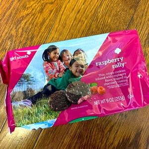 Raspberry rally Girl Scout cookies